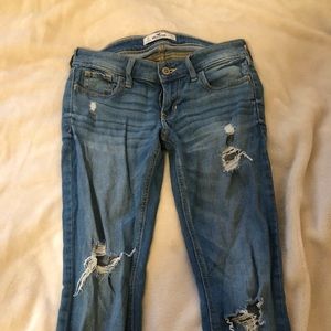 Ripped Hollister Skinny Jeans